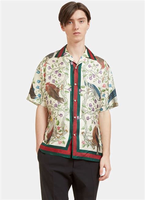 short sleeve gucci shirts for men|Gucci long sleeve button up.